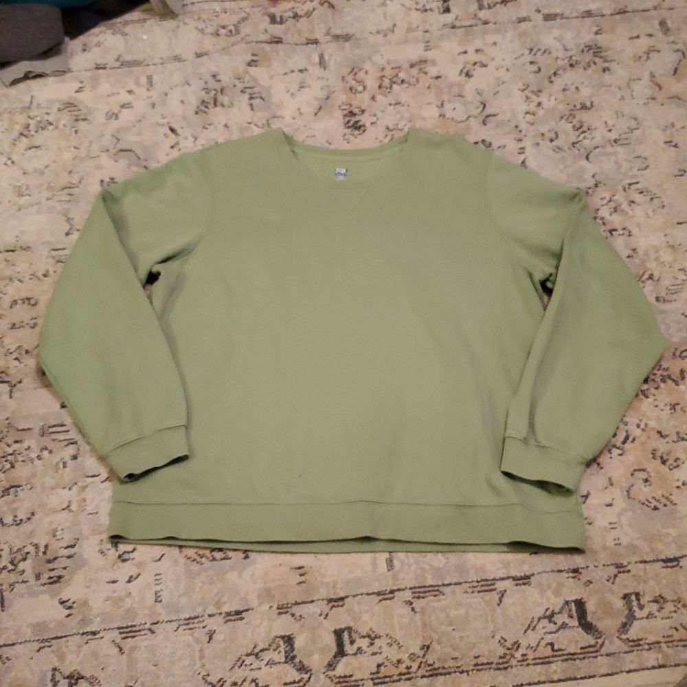 SB active Unisex Every Wear Fleece Crewneck Sweatshirt - lime green